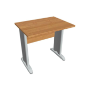 Pracovný stôl Cross, 80x75,5x60 cm, jelša/kov