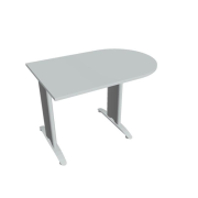 Doplnkový stôl Flex, 120x75,5x80 cm, sivá/kov