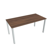Rokovací stôl Uni, 160x75,5x80 cm, orech/sivá