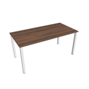 Rokovací stôl Uni, 160x75,5x80 cm, orech/biela