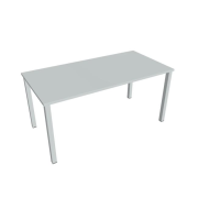 Rokovací stôl Uni, 160x75,5x80 cm, sivá/sivá
