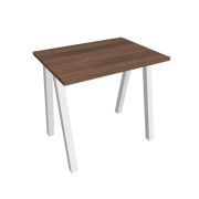 Pracovný stôl UNI A, 80x75,5x60 cm, orech/biela