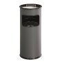 Kôš s vyberateľným zinkovým popolníkom 17l antracitový