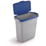 Veko na plastový kôš DURABIN 60 s rámom modré