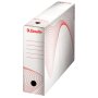 Archívny box Esselte 100mm biely/červený