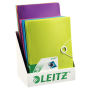 Plastový obal s gumičkou Leitz WOW metalický zelený