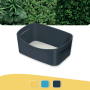 Stolný box Leitz MyBox Cosy zamatový šedý