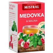 Čaj MISTRAL bylinný Medovka a malina HB 30 g