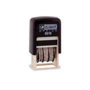 Dátumová pečiatka D.RECT S510 čierna