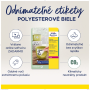 Etikety polyesterové veľmi odolné 210x297mm Avery A4 biele odnímateľné 20 hárkov