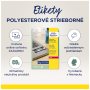 Etikety polyesterové veľmi odolné 210x297mm Avery A4 strieborné 20 hárkov