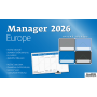 Stolový kalendár stĺpcový 30,1x18 cm - Manager Europe 2026