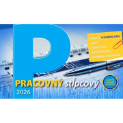 Stolový kalendár stĺpcový 23 x 14 cm - Pracovný 2026