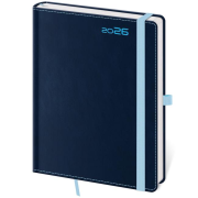 Diár DOUBLE BLUE týždenný A5 14,3x20,5cm 2026