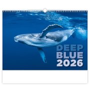 Nástenný kalendár Deep Blue 45 x 31,5 cm 2026