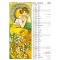 Nástenný kalendár Alfons Mucha 24 x 33 cm 2026
