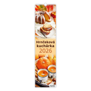 Nástenný kalendár Hrnčeková kuchárka - viazanka 12 x 48 cm 2026