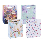 Darčeková taška DONAU HOME, laminovaná, 26x32,5x10cm, celoročná, s uchom, mix motívov bez možnosti