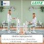 Výškovo nastaviteľný skladací ergonomický stôl Leitz Ergo