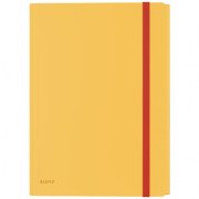 Plastový obal s gumičkou Leitz Cosy hebký s vnútorným vreckom teplý žltý