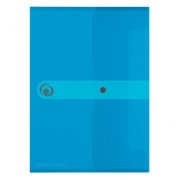 Plastový obal A4 s cvočkom Herlitz Easy Orga priehľadný modrý