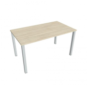 Rokovací stôl Uni, 140x75,5x80 cm, agát/sivá